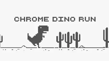 Игра на динозаври на Google