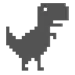 Papali ea T-Rex Chrome Dinosaur